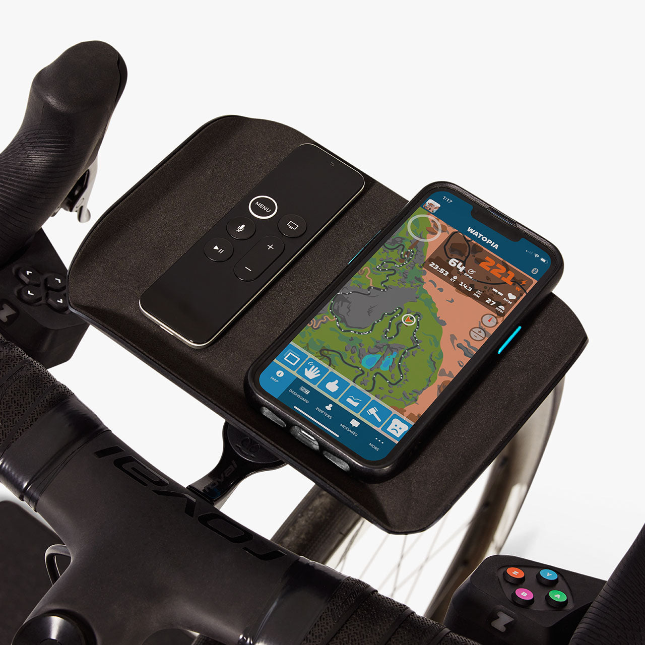 JetBlack Trainer Tray Zwift Setup