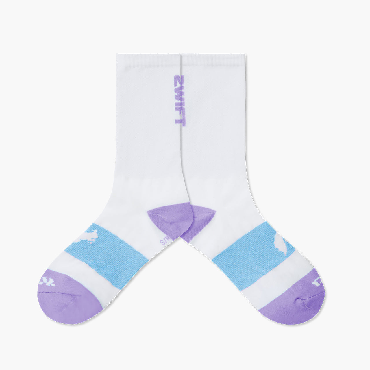 lavender cycling socks – Zwift Watopia Essentials x Pedal Mafia