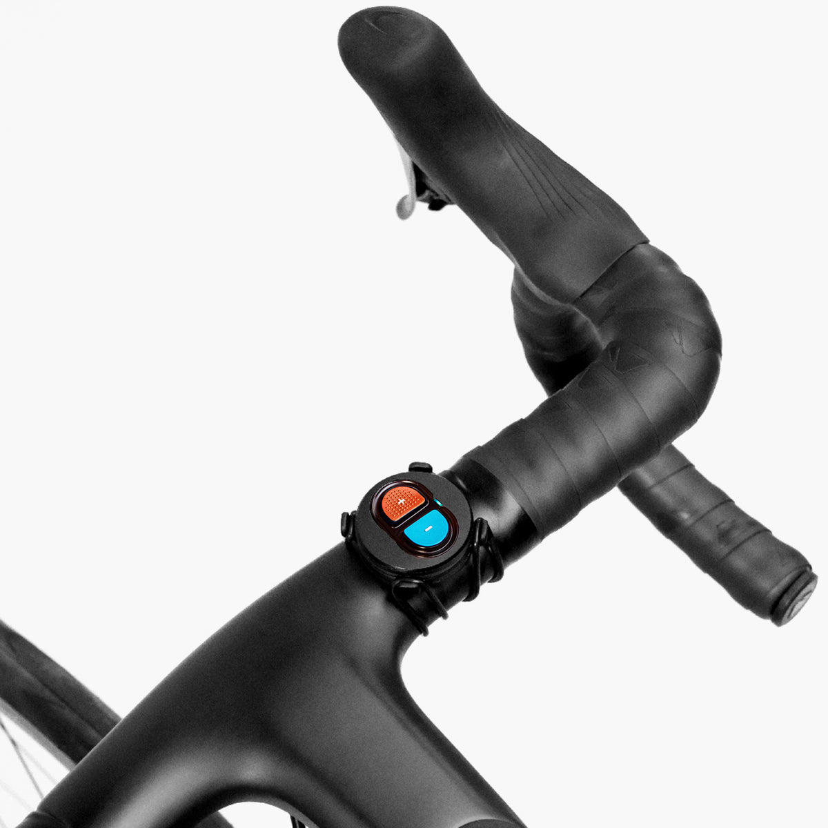 Zwift Click on road bike handlebars