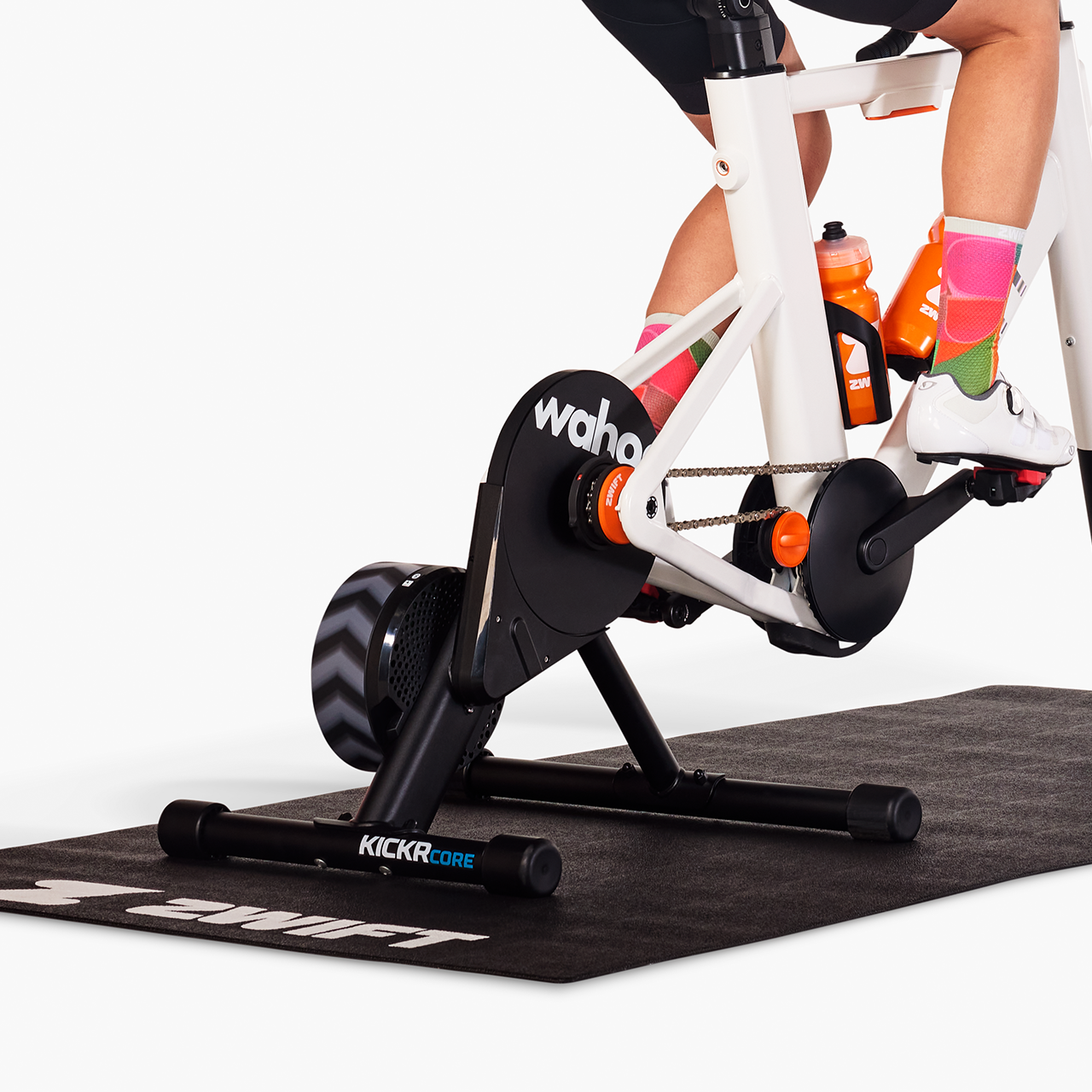 Zwift Ride with KICKR CORE All in one indoor cycling setup Zwift Ride with KICKR CORE All in one indoor cycling setup