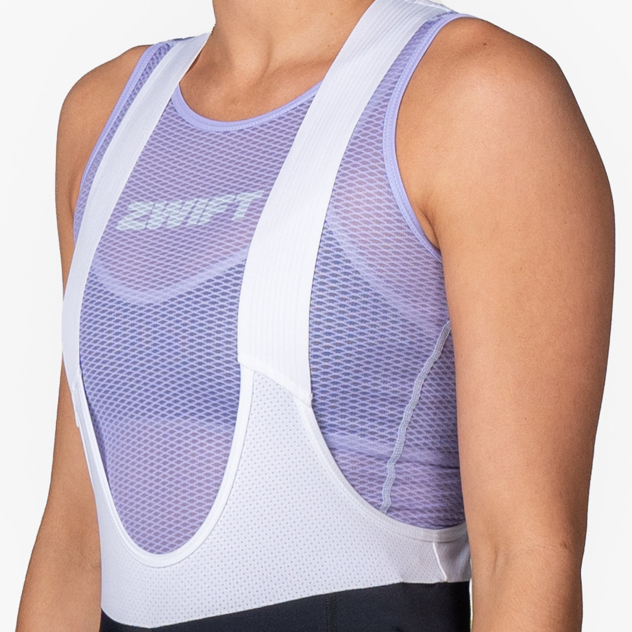 women's lavender cycling base layer – Zwift Watopia Essentials x Pedal Mafia