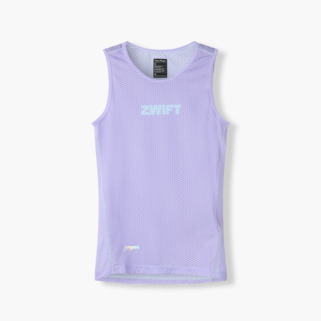women's lavender cycling base layer – Zwift Watopia Essentials x Pedal Mafia