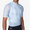 men's frost blue cycling jersey – Zwift Watopia Essentials x Pedal Mafia