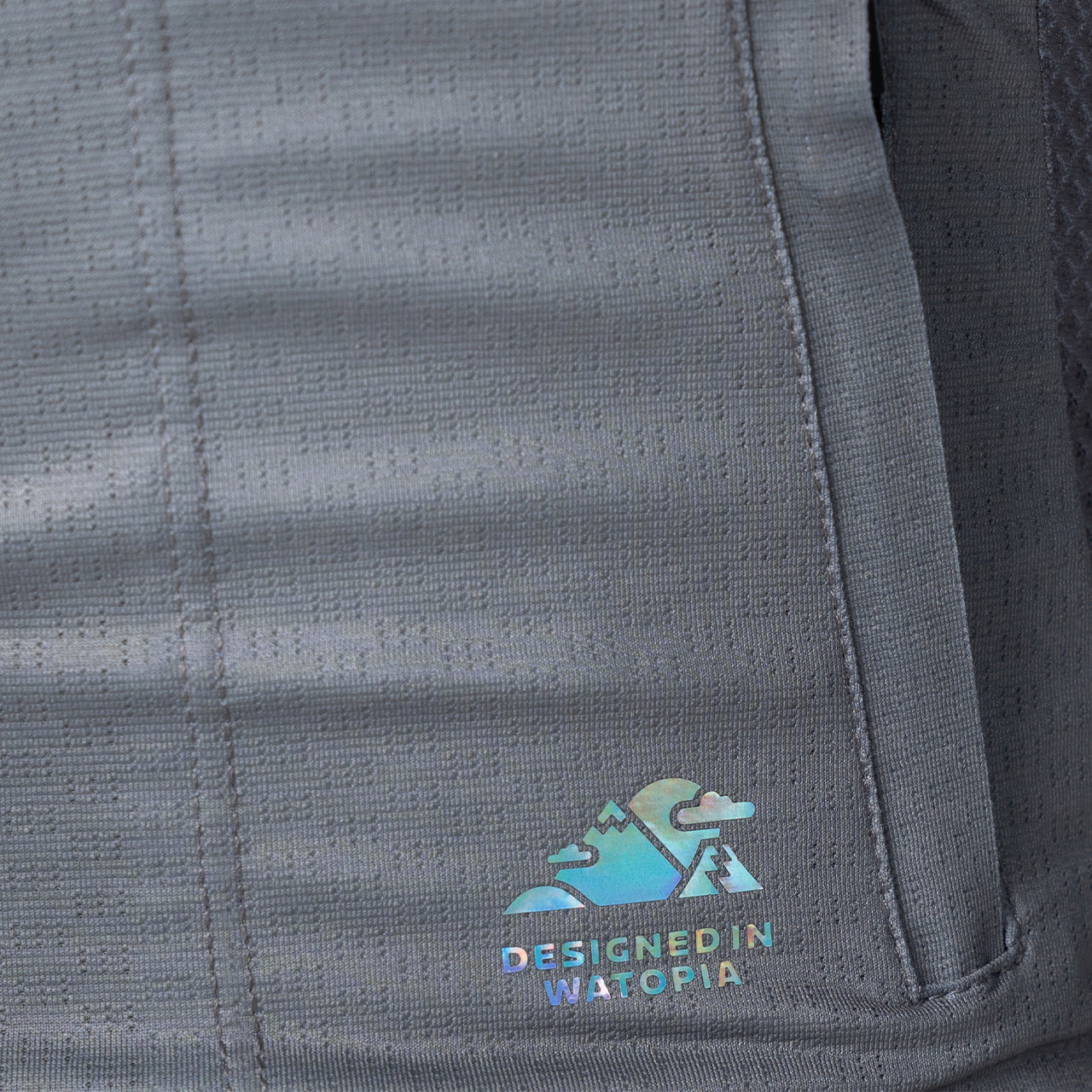 women's slate grey cycling jersey – Zwift Watopia Essentials x Pedal Mafia