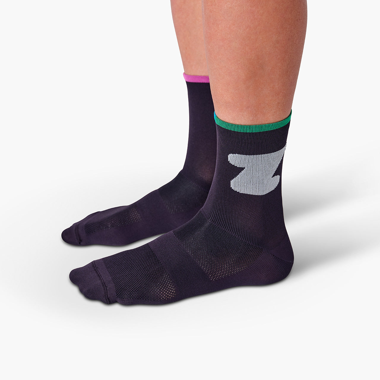Core Color Block Shop Socks - Zwift Cycling