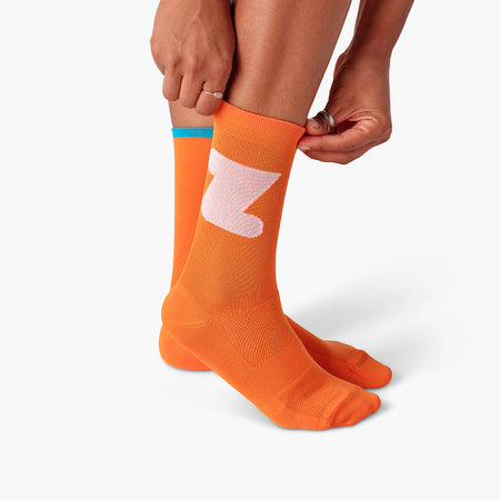 Core Color Block Cycling Socks Zwift Shop Blue M