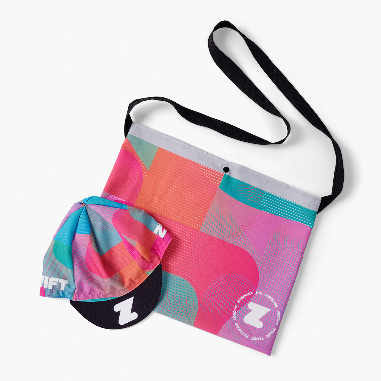 Expression Cycling Cap and Musette Bag